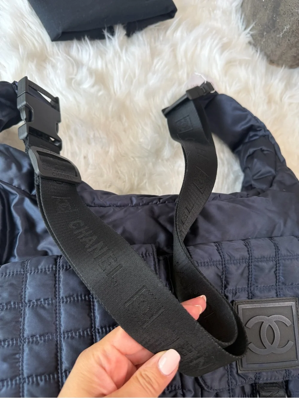 CHANEL SPORT NYLON MESSENGER BAG
